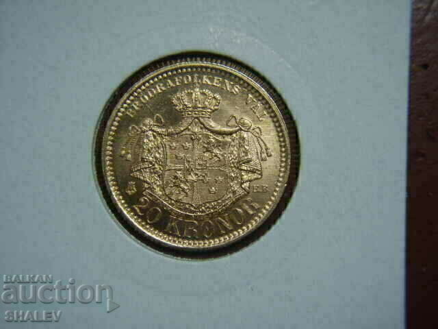 20 Kronor 1890 Sweden - AU/Unc (Gold) with price 2369.89 BGN | € 1211.71
