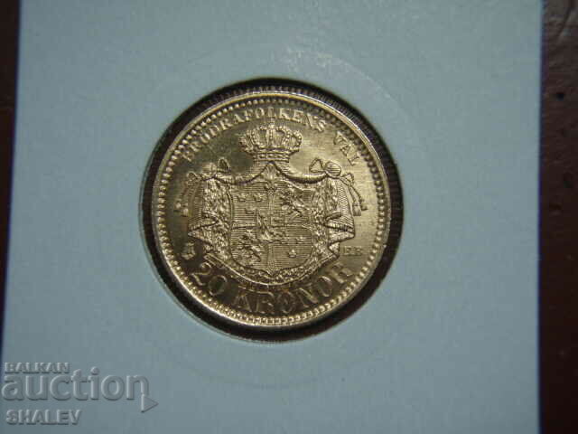 20 Kronor 1890 Sweden - AU/Unc (Gold)