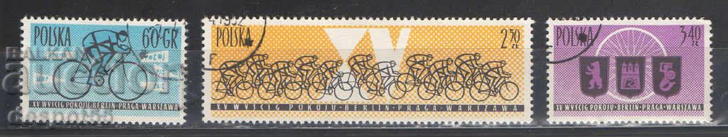 1962. Πολωνία. 15η Περιήγηση Ποδηλασίας Ειρήνης.