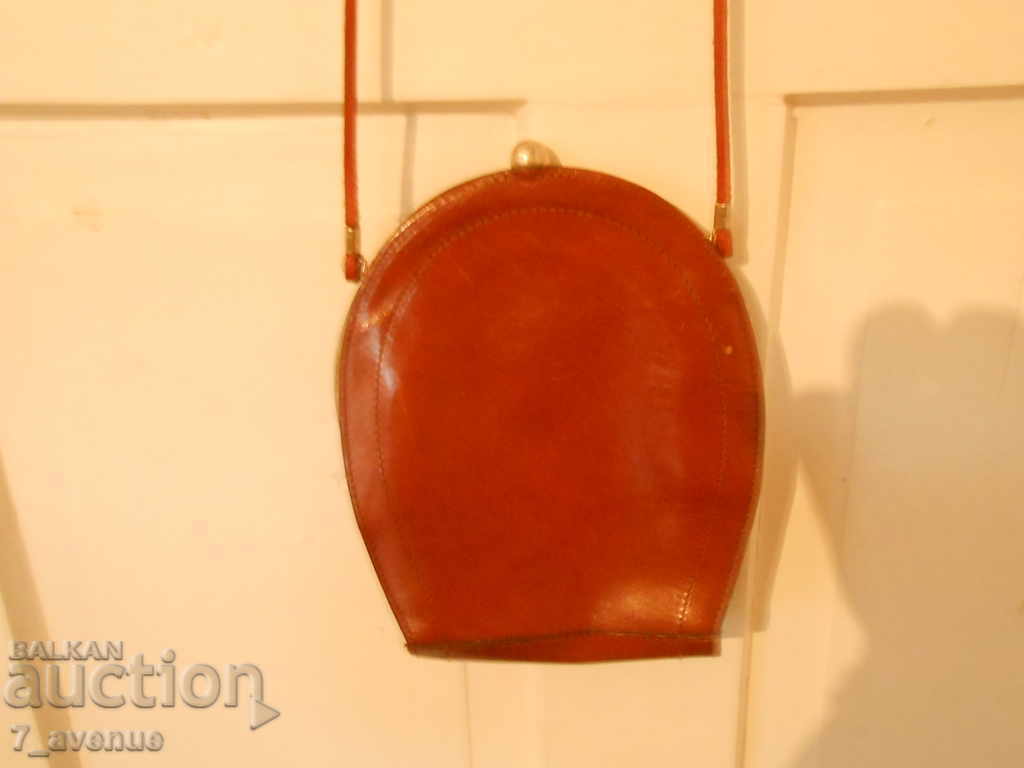 Women's BAG genuine leather, brown VINTAGE 9.11.2020 with price 33.00 BGN | € 16.87