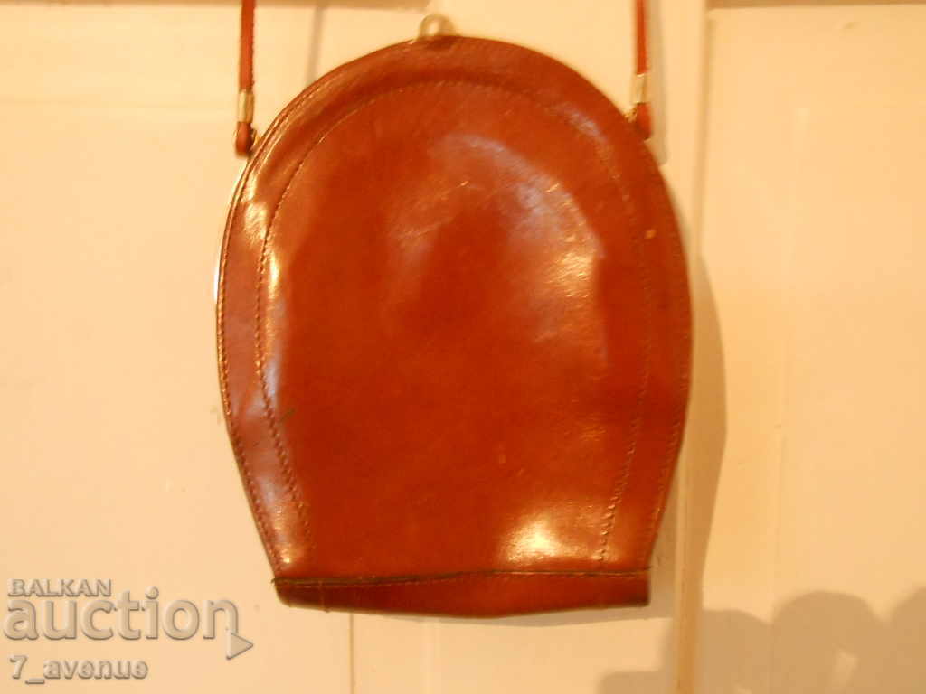 Women's BAG genuine leather, brown VINTAGE 9.11.2020