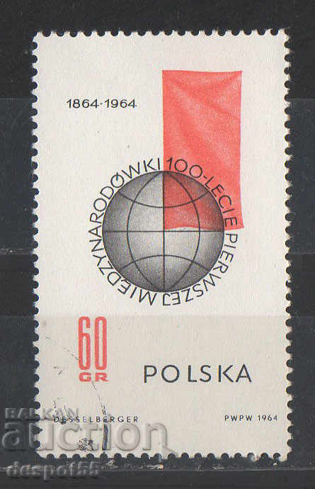 1964. Полша. 100 г. от основаването на Първия интернационал.