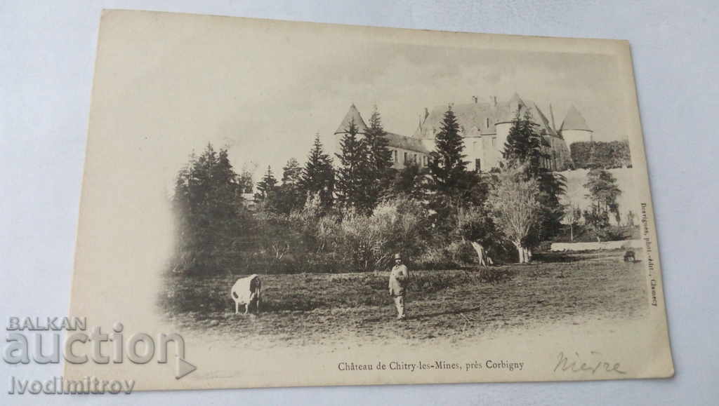 Postcard Chateau de Chitry-les-Mines