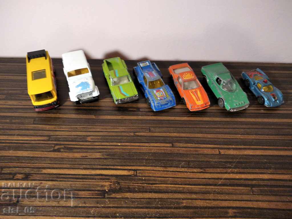 Old metal, plastic carts 7 pcs. with price 30.00 BGN | € 15.34 Old metal, plastic carts 7 pcs. with price 30.00 BGN | € 15.34