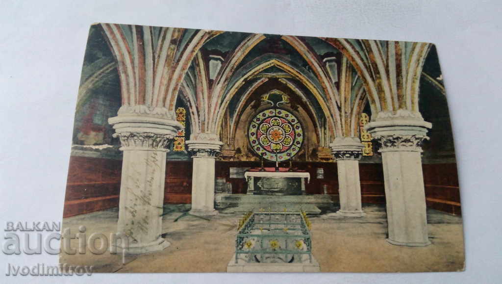 Postcard Stift Heiligenkreuz Kapitelsaal 1919