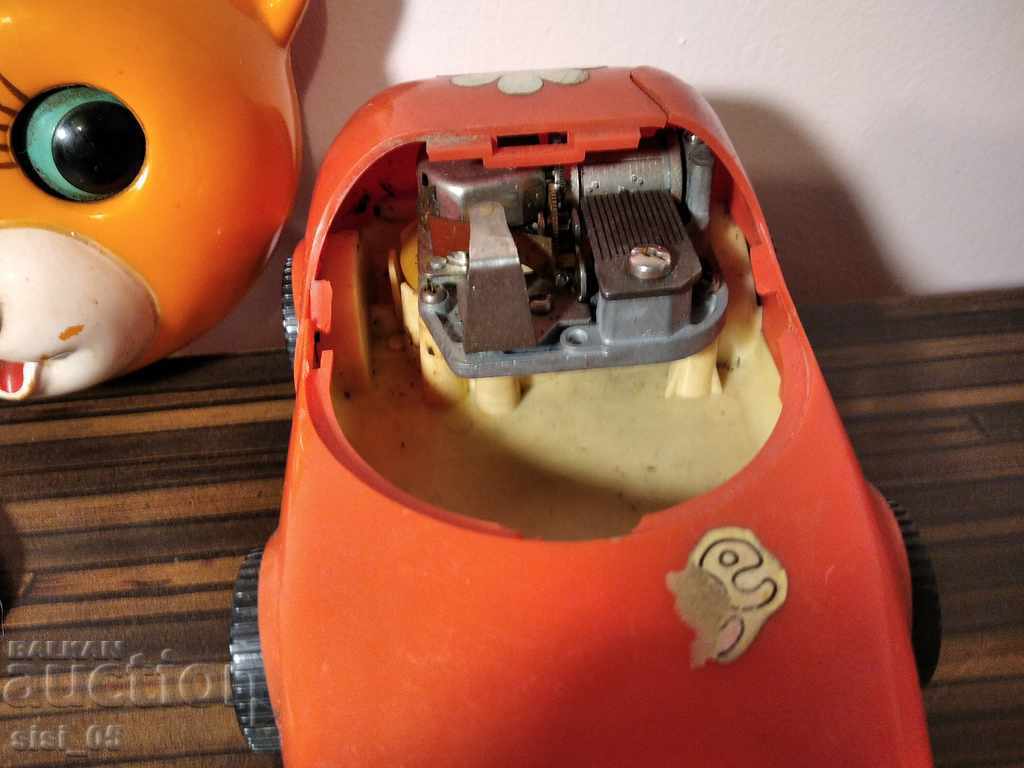 Old mechanical, plastic toy 2 pcs. SANKYO work - 5 Old mechanical, plastic toy 2 pcs. SANKYO work - 5