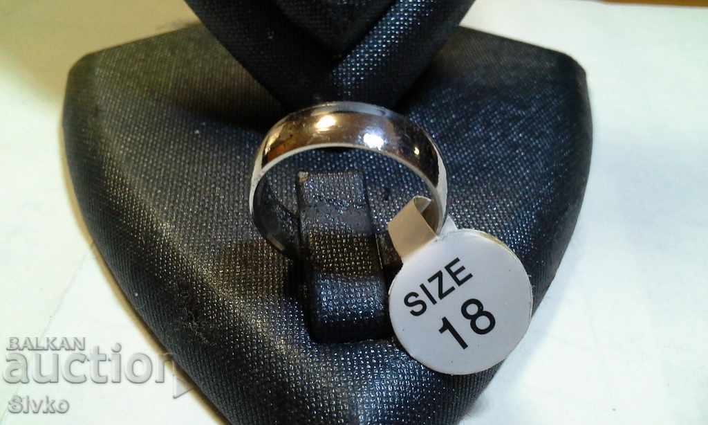 Ring new medical steel ring number 18 - 1