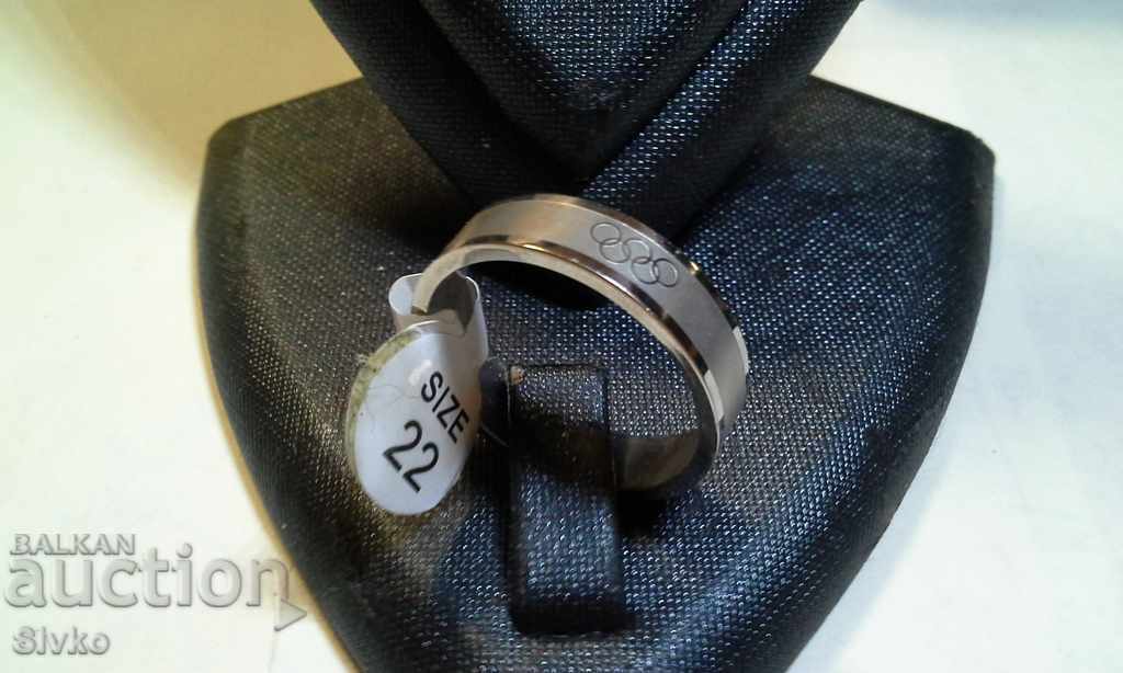 Ring new medical steel ring number 22 Olympic kr