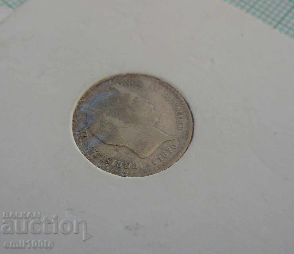 10 yore 1875 Denmark silver - 6