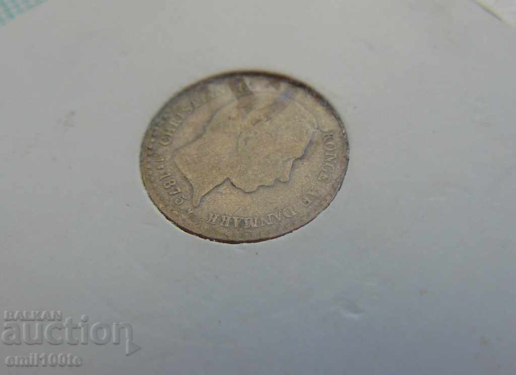 10 yore 1875 Denmark silver - 7