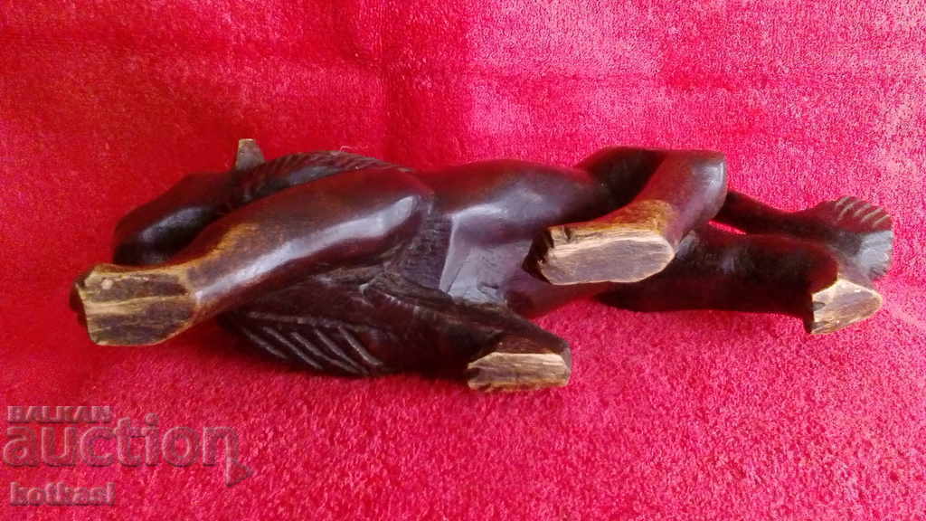 Old wood carving figure of a guardian Lion - 7 Old wood carving figure of a guardian Lion - 7