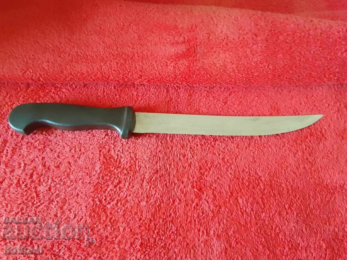 Old large kitchen knife markings Prestige ENGLAND... - 5