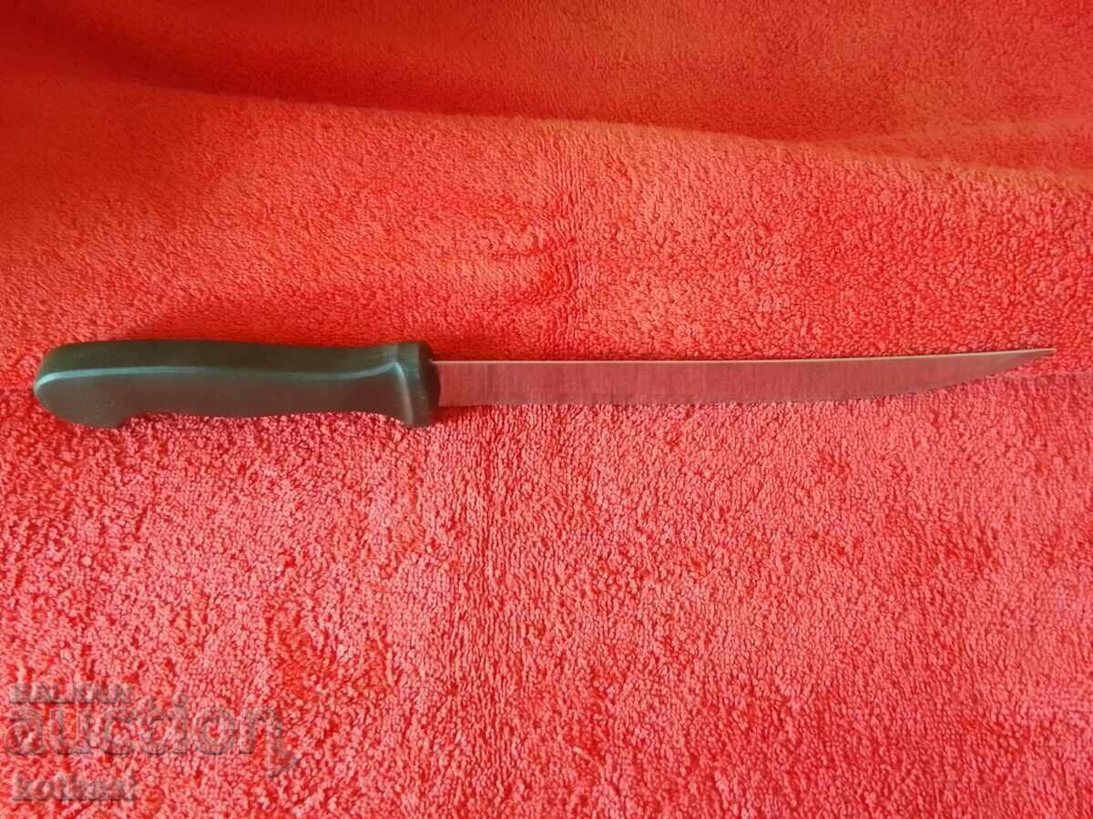 Old large kitchen knife markings Prestige ENGLAND... - 6