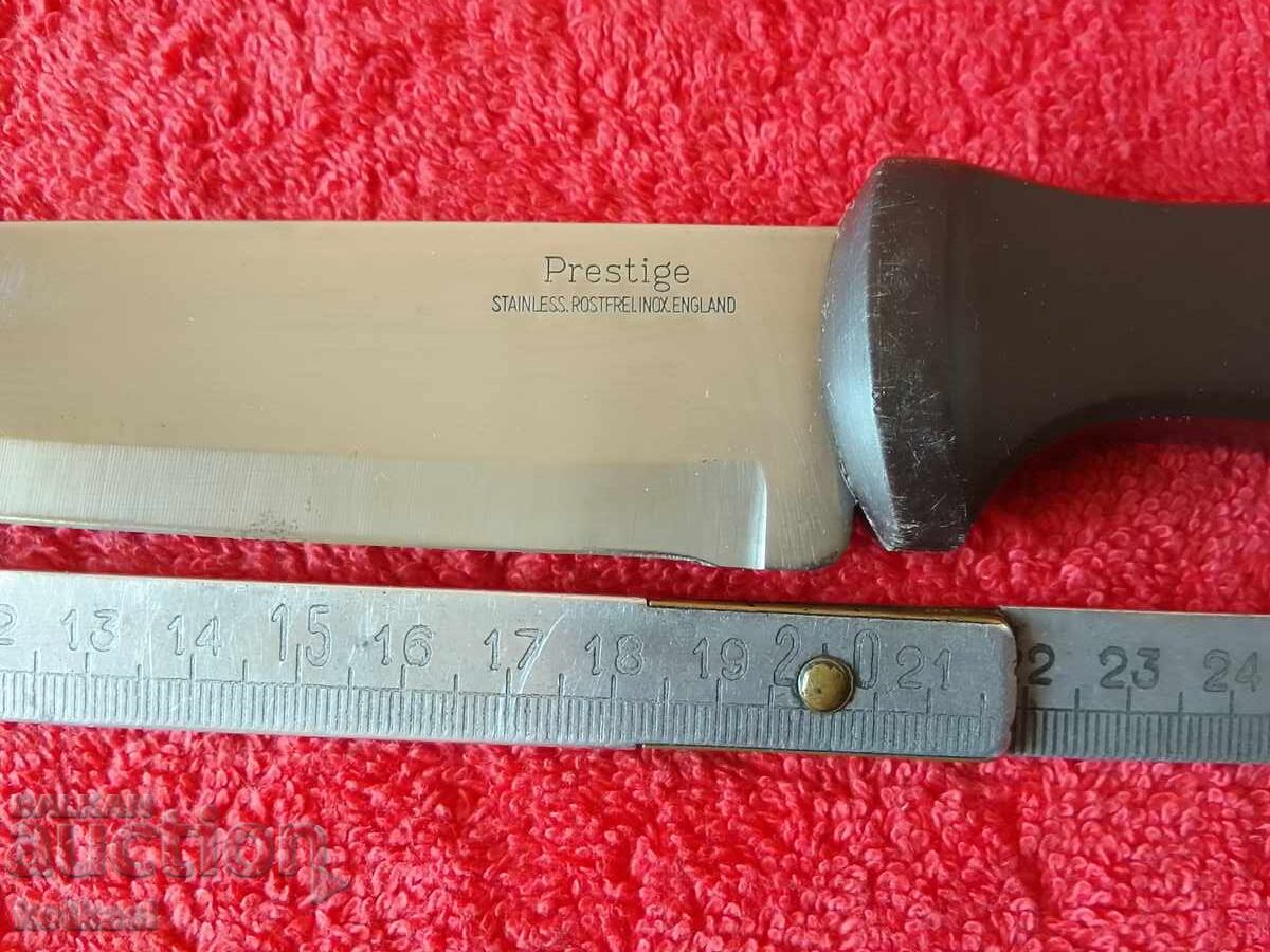 Delivery of Old Prestige ENGLAND large kitchen knife Delivery of Old Prestige ENGLAND large kitchen knife