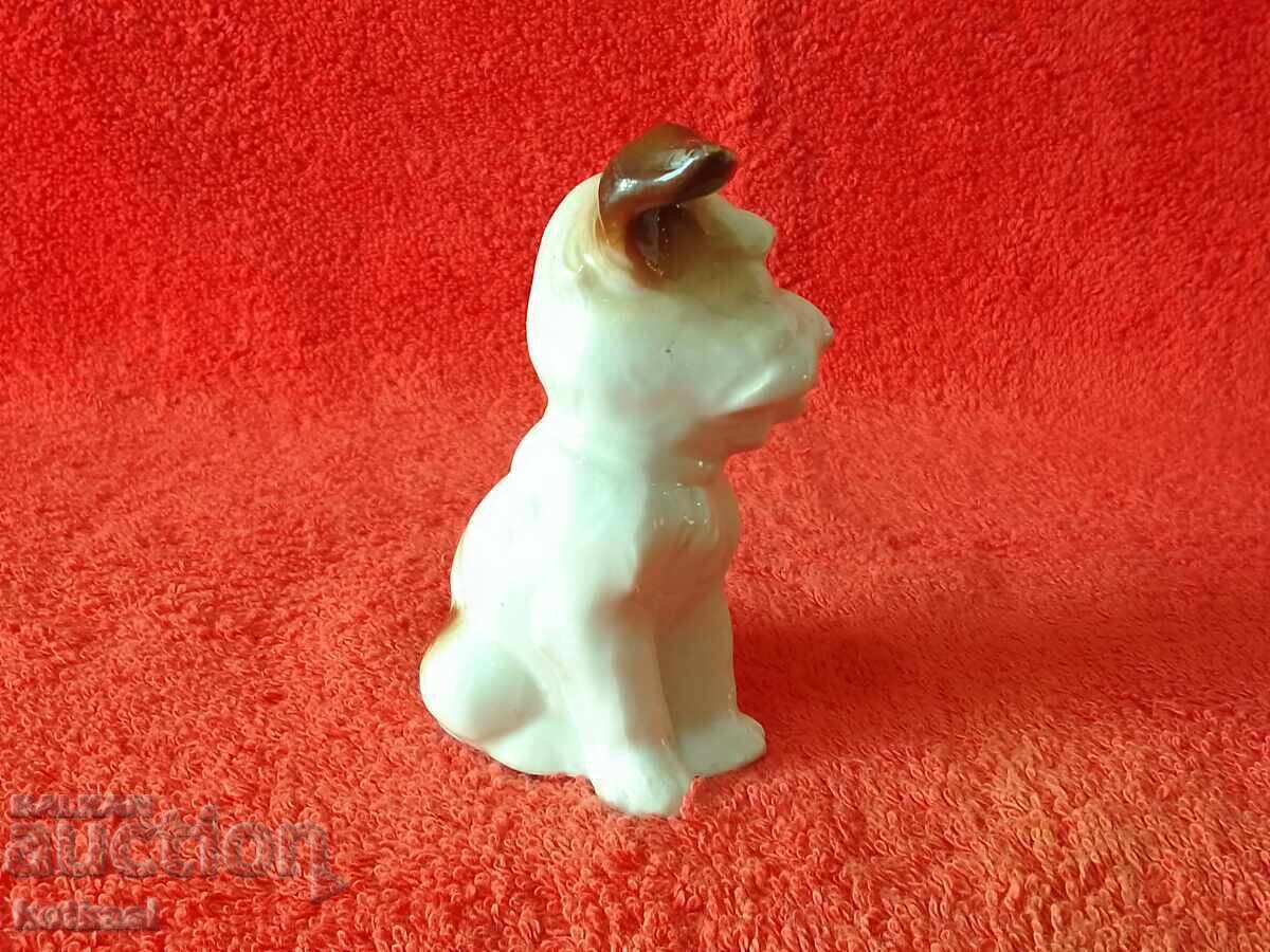 Auction Old porcelain figure Dog Auction Old porcelain figure Dog