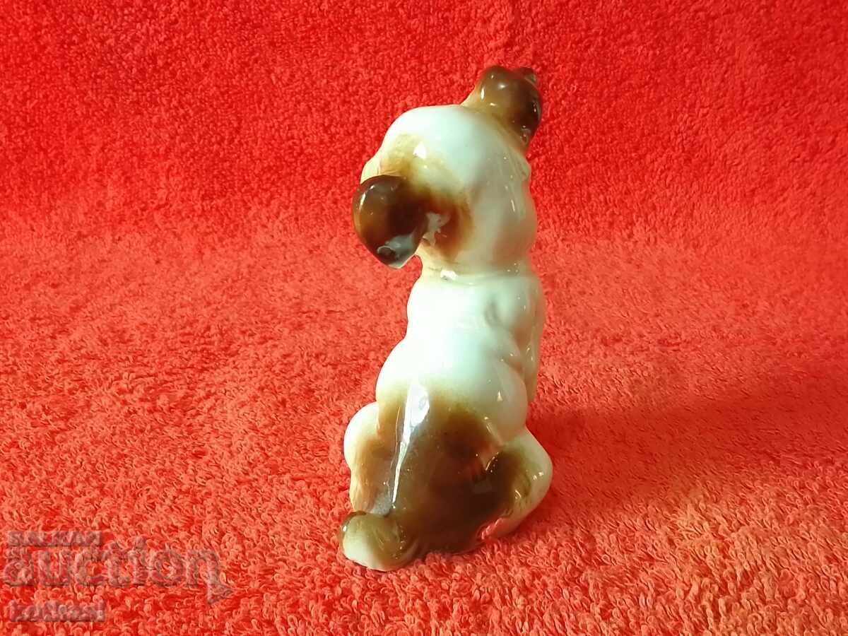 Old porcelain figure Dog - 5 Old porcelain figure Dog - 5
