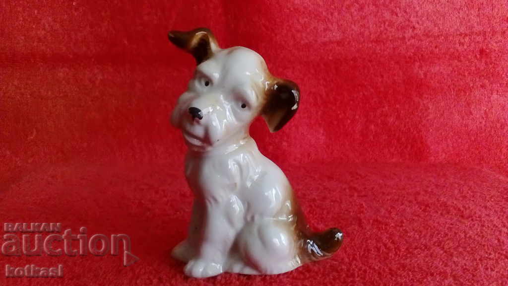 Old porcelain figure Dog