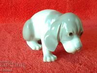 Old porcelain figure Dog Beagle Spain NAO Lladro