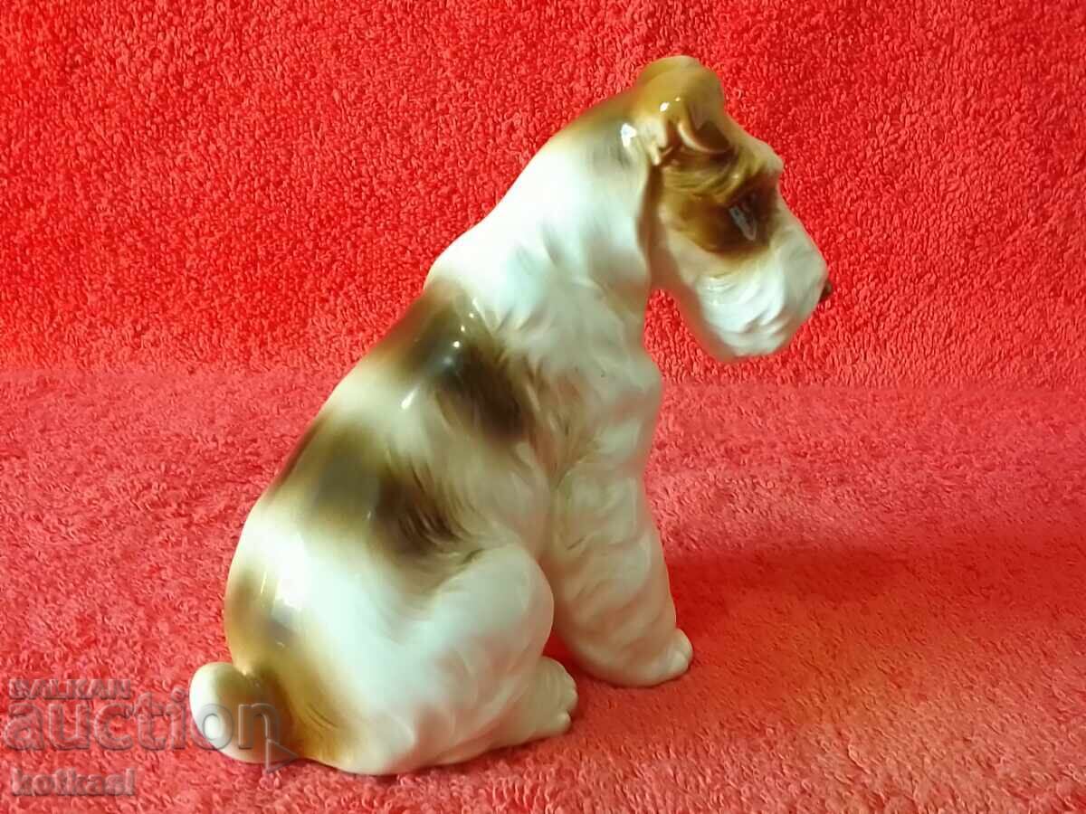 Old porcelain figure Dog Western Europe Welsh Terrier with price 115.50 BGN | € 59.05 Old porcelain figure Dog Western Europe Welsh Terrier with price 115.50 BGN | € 59.05