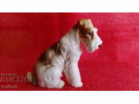 Old porcelain figure Dog Zap Europe beauty