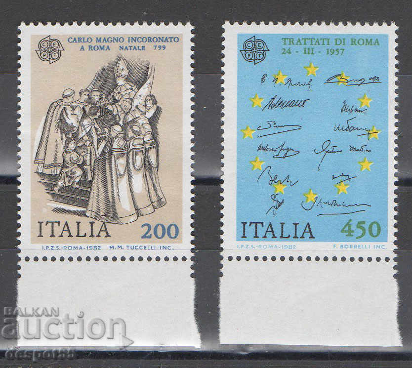 1982. Italia. Europa - Evenimente istorice.