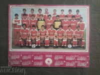 Afiș CSKA 1984/1985