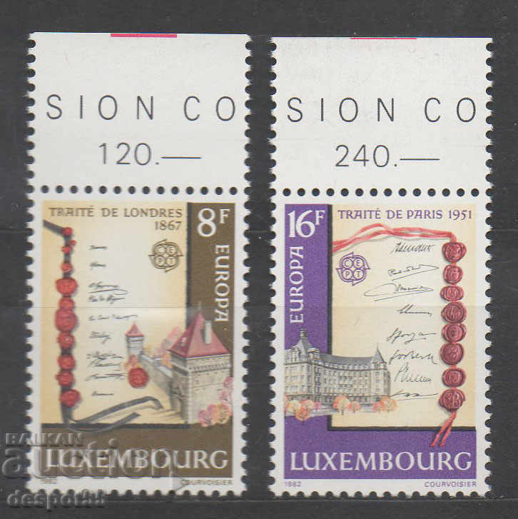 1982. Люксембург. Европа - Исторически събития.
