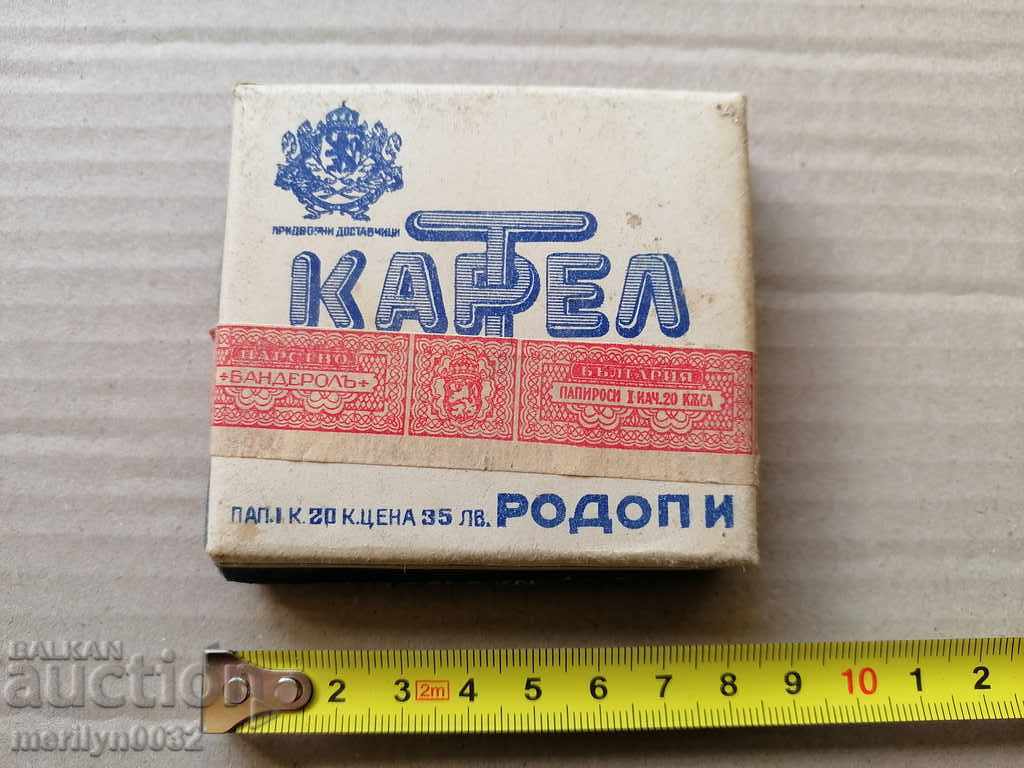 Κουτί τσιγάρων Cartel Rhodopes ΠΛΗΡΕΣ ειδικοί φόροι κατανάλωσης Βασίλειο της Βουλγαρίας - 7 Κουτί τσιγάρων Cartel Rhodopes ΠΛΗΡΕΣ ειδικοί φόροι κατανάλωσης Βασίλειο της Βουλγαρίας - 7