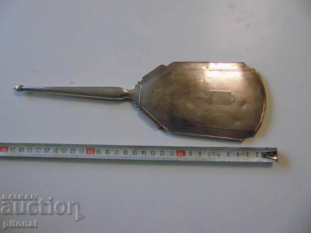 Antique silver mirror England - 5