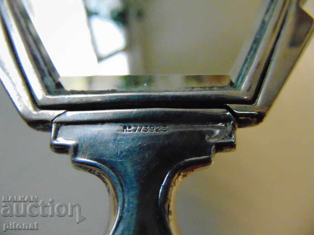 Antique silver mirror England - 6