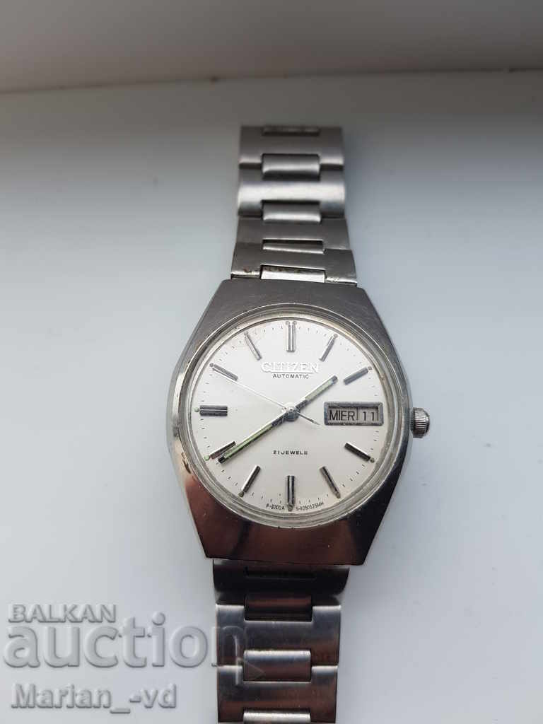 Auction CITIZEN automatic watch 21 jewels Auction CITIZEN automatic watch 21 jewels