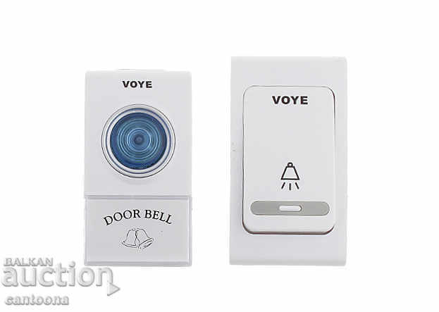 Ασύρματος ήχος κουδουνιού και ελαφρύς συναγερμός με 2 κουμπιά με τιμή 21.98 BGN | € 11.24 Ασύρματος ήχος κουδουνιού και ελαφρύς συναγερμός με 2 κουμπιά με τιμή 21.98 BGN | € 11.24