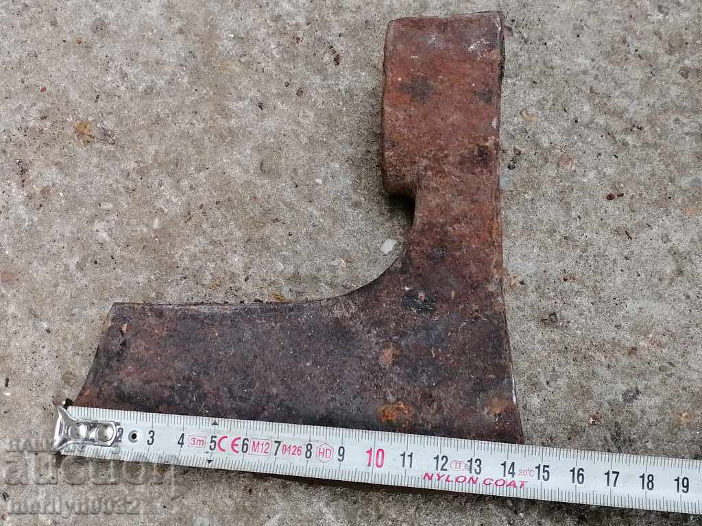 An old ax shaft tool wrought iron - 7 An old ax shaft tool wrought iron - 7