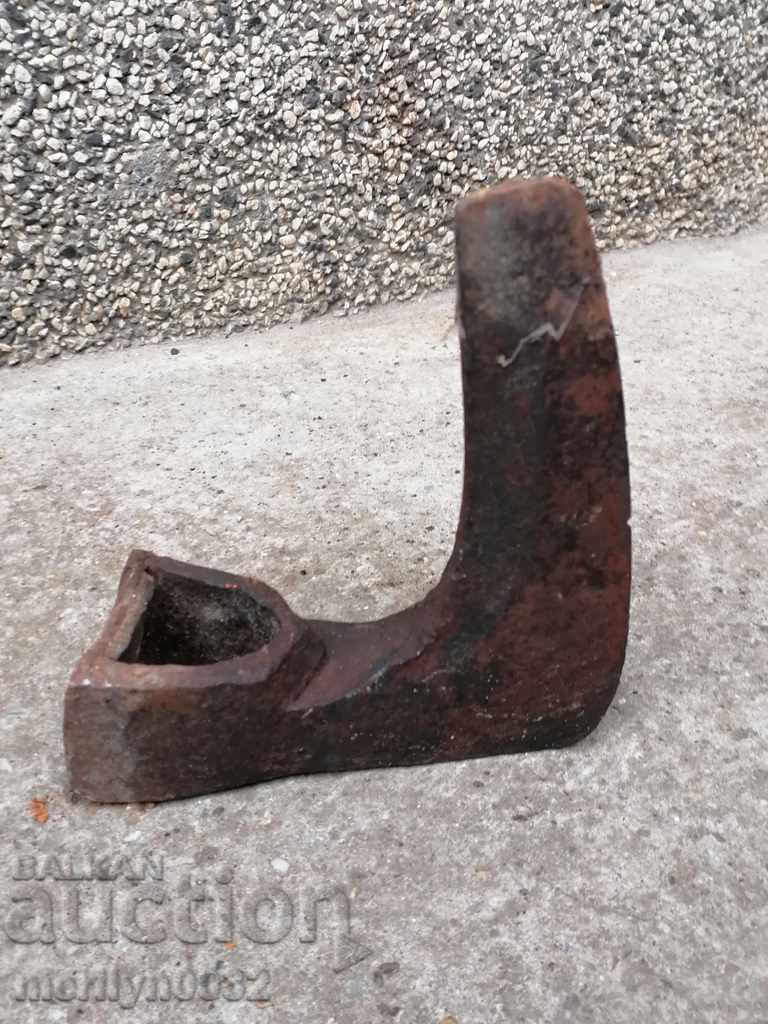 Auction An old ax shaft tool wrought iron Auction An old ax shaft tool wrought iron