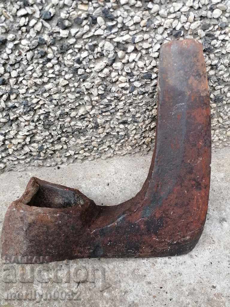 An old ax shaft tool wrought iron - 7 An old ax shaft tool wrought iron - 7