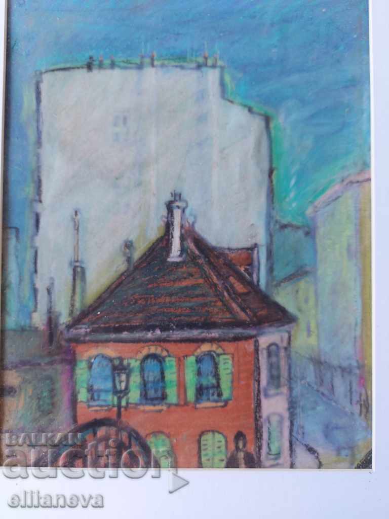 k_na cardboard pastel Ivan Getsov signed solution 480 / 400mm with price 200.00 BGN | € 102.26 k_na cardboard pastel Ivan Getsov signed solution 480 / 400mm with price 200.00 BGN | € 102.26