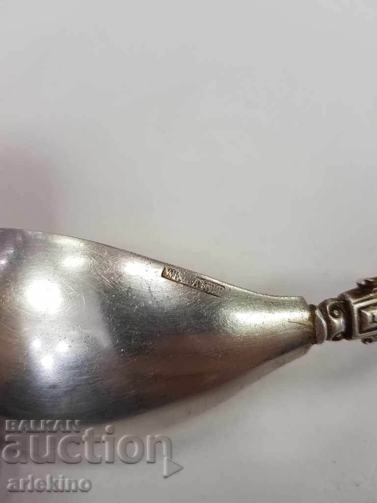 Beautiful European silver spoon 800 BC. - 5 Beautiful European silver spoon 800 BC. - 5