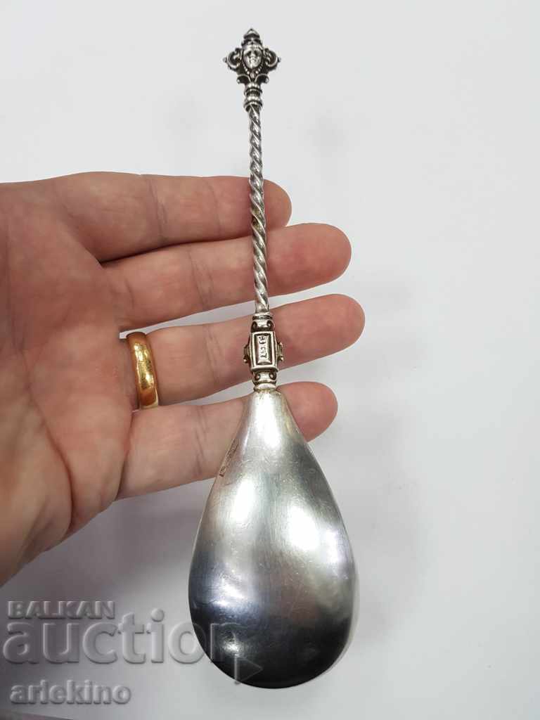 Beautiful European silver spoon 800 BC. - 6 Beautiful European silver spoon 800 BC. - 6