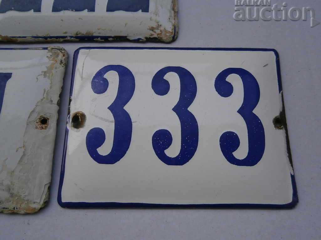 Auction antique number plates lot RRR Auction antique number plates lot RRR