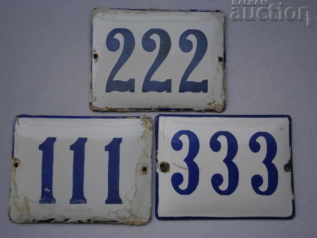 antique number plates lot RRR