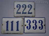 antique number plates lot RRR