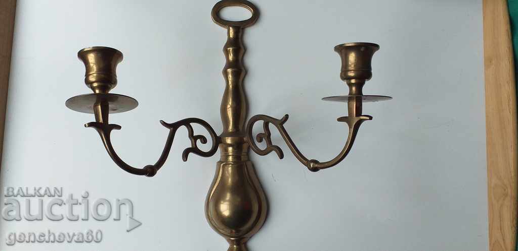 Auction Antique bronze sconce Auction Antique bronze sconce