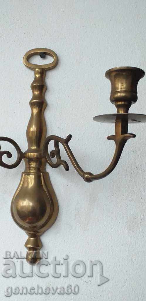Antique bronze sconce - 6 Antique bronze sconce - 6