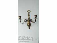 Antique bronze sconce