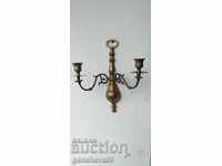 Antique bronze sconce