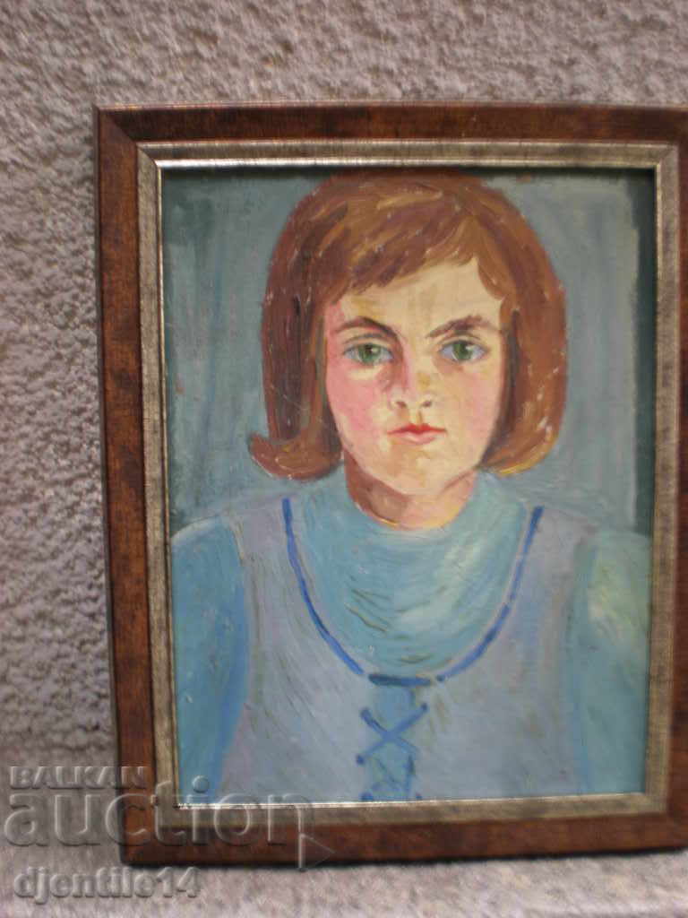 Pictură, ulei, carton