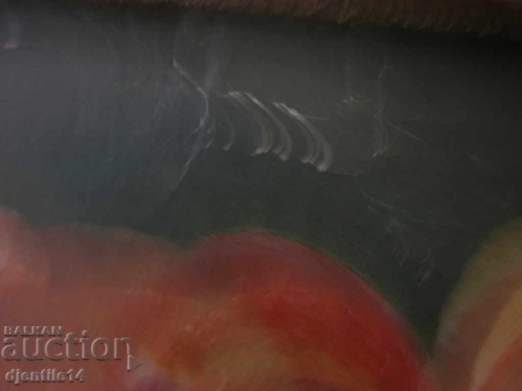 Auction Painting, oil on cardboard Auction Painting, oil on cardboard