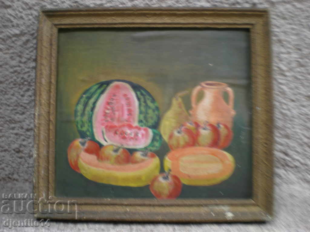 Ζωγραφική, λάδι σε χαρτόνι