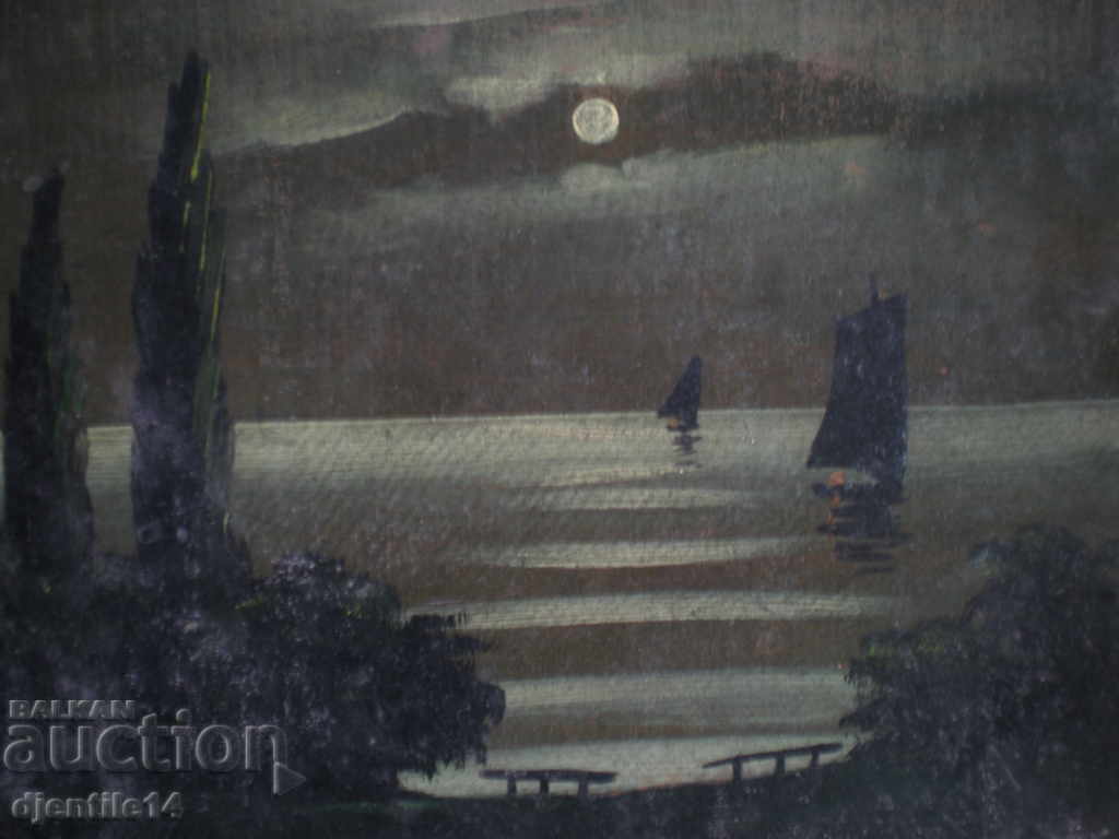 Painting, oil on cardboard with price 40.00 BGN | € 20.45 Painting, oil on cardboard with price 40.00 BGN | € 20.45