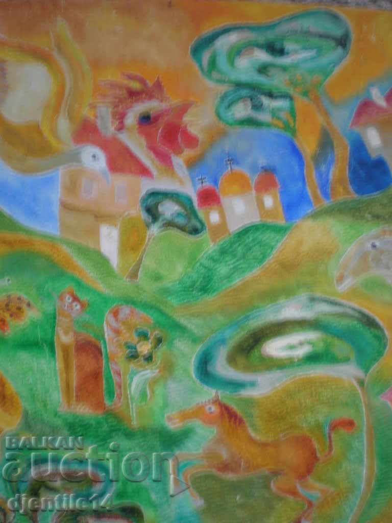 Картина,масло,фазер,подписана. с цена 60.00 лв. | € 30.68 Картина,масло,фазер,подписана. с цена 60.00 лв. | € 30.68